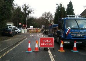 Closure from the south side