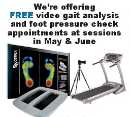 Free Gait Video and Foot Pressure Checks at our Henfield Clinic