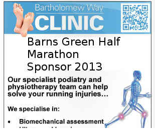 Barns Green Half Marathon 2013 support